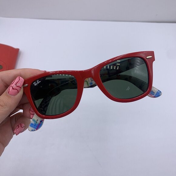 Ray-Ban Accessories - Ray-Ban Red Wayfarer Special Series # 2 MTA Subway Map NYC Sunglasses